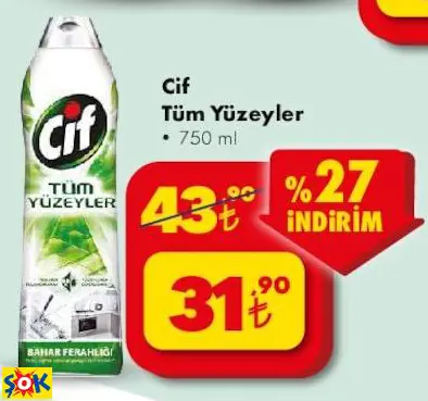 CİF TÜM YÜZEYLER CİF TÜM YÜZEYLER